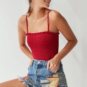 Out From Under Smocked Bodysuit